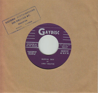 Lord Creator / Hersang Combo* : Rascal Boy / Channel II (7", RE)