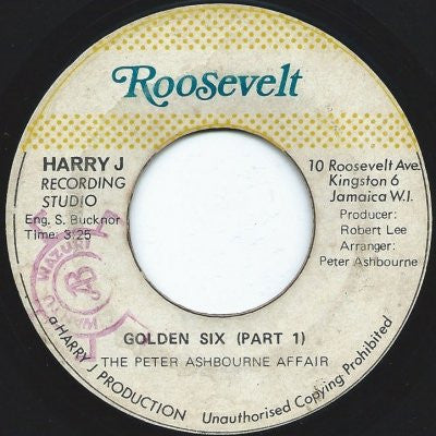 Peter Ashbourne Affair : Golden Six (7")