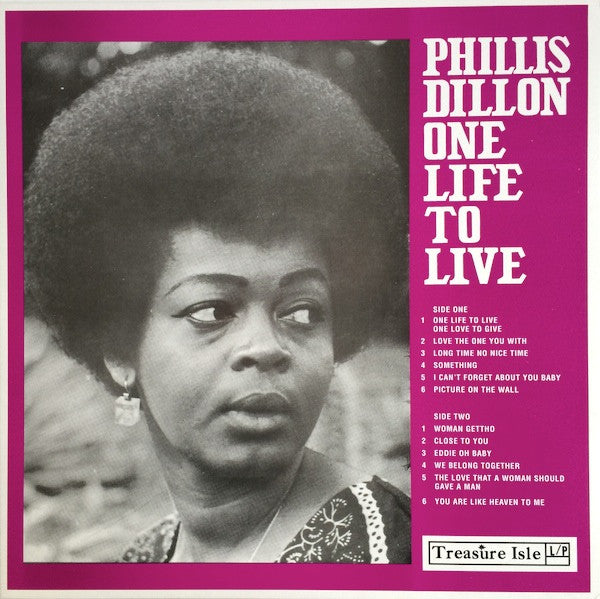 Phyllis Dillon : One Life To Live (LP, Album, RE)