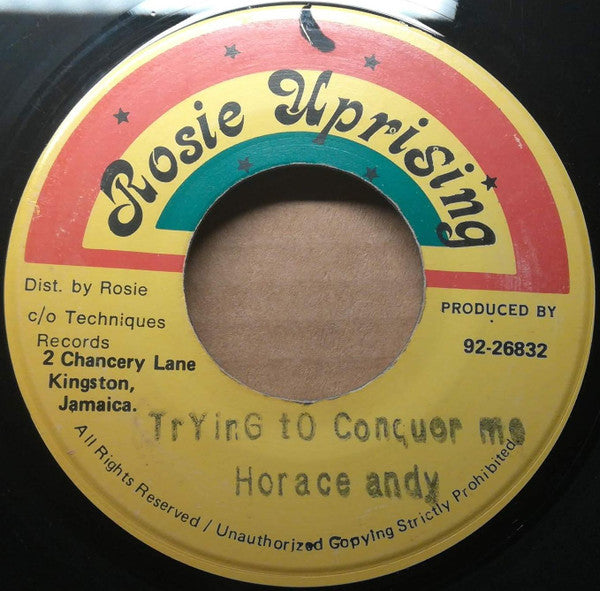 Horace Andy : Trying To Conquer Me (7", Single)