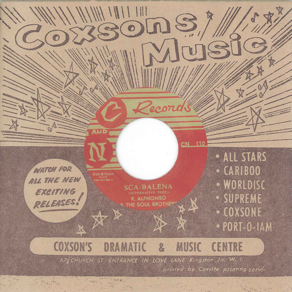 Roland Alphonso & The Soul Brothers / Tommy McCook : Sca-Balena / Two For One (7", Single)