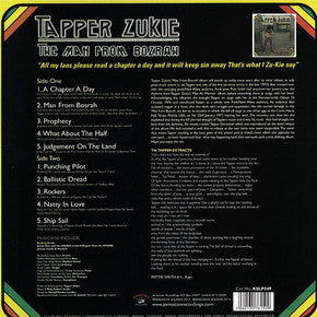 Tapper Zukie : The Man From Bozrah (LP, Album, RE)