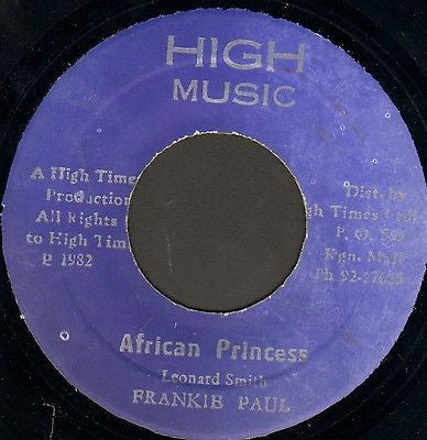 Frankie Paul : African Princess (7")