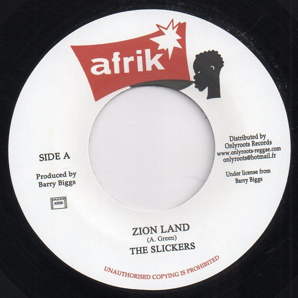 The Slickers : Zion Land (7", RE)