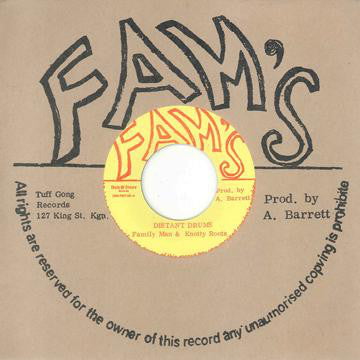 Family Man* & Knotty Roots : Distant Drums (7", RE)