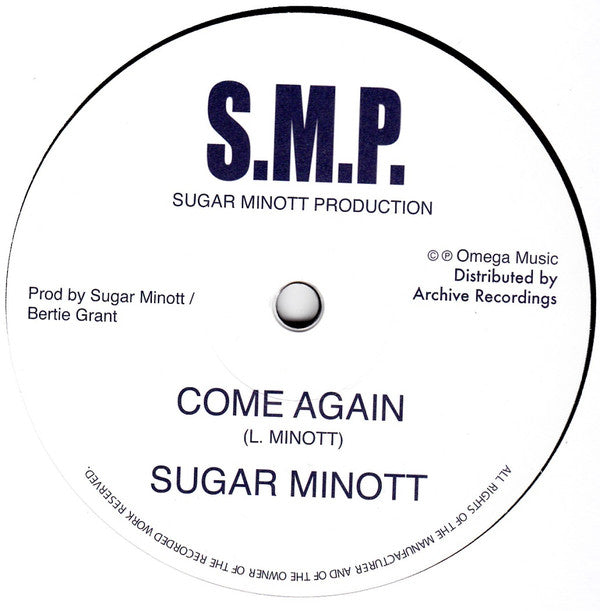 Sugar Minott : Come Again (12", RE)