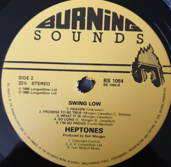 The Heptones : Swing Low (LP)