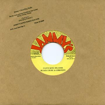 Black Uhuru & Chronixx : I Love King Selassie (7")