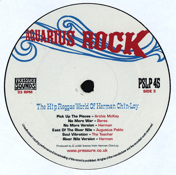 Various : Aquarius Rock: The Hip Reggae World Of Herman Chin-Loy (2xLP, Comp)