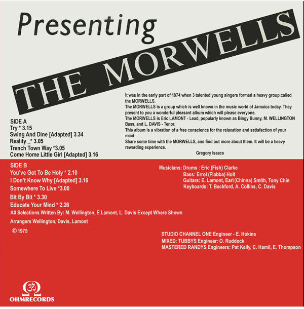 The Morwells : Presenting The Morwells (LP, Ltd, RE)