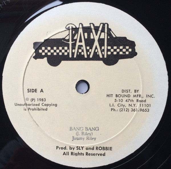 Jimmy Riley / Al Campbell : Bang Bang / Back Off With The Cocaine (12")