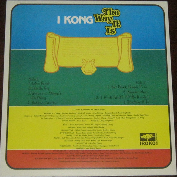 I Kong : The Way It Is (LP, Album, RE)