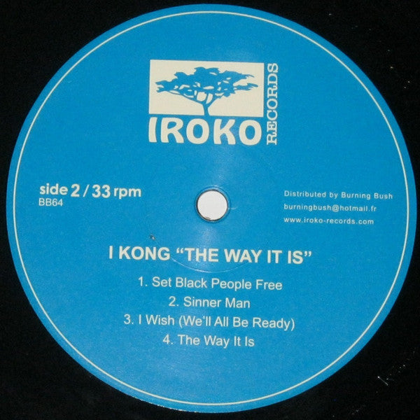 I Kong : The Way It Is (LP, Album, RE)