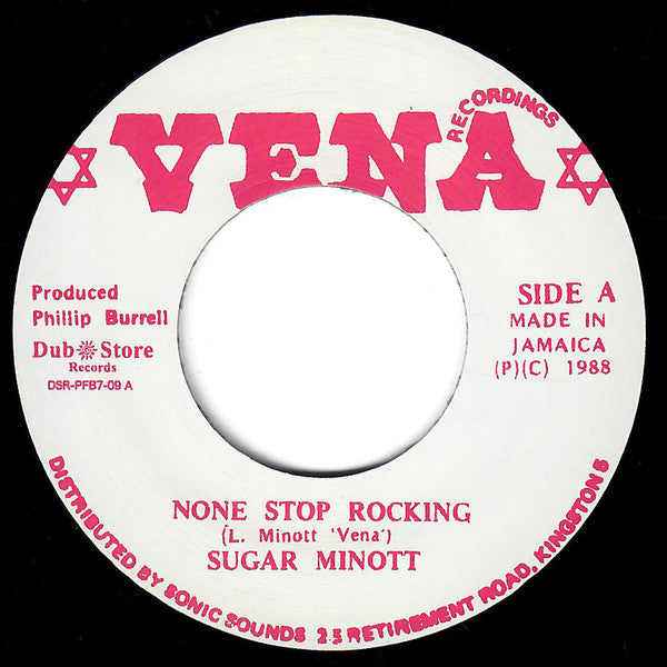 Sugar Minott :  None Stop Rocking (7", RE)