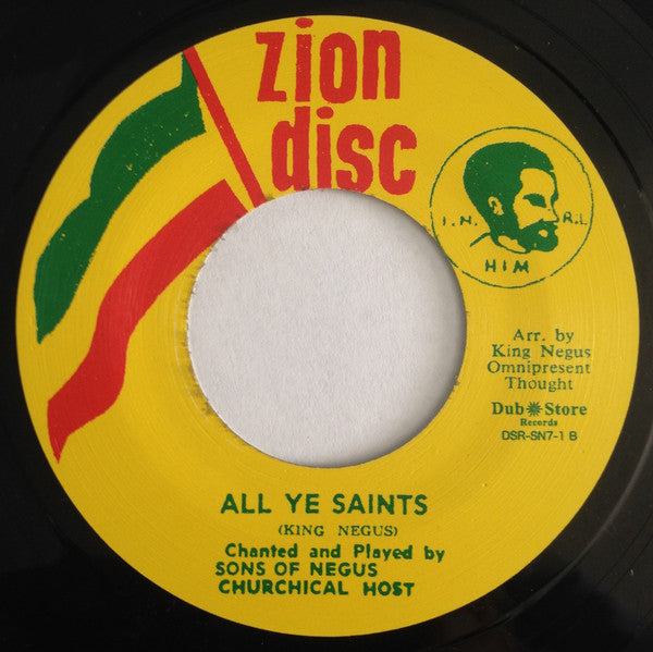 Sons Of Negus* : Run Come Rally / All Ye Saints (7", RE)