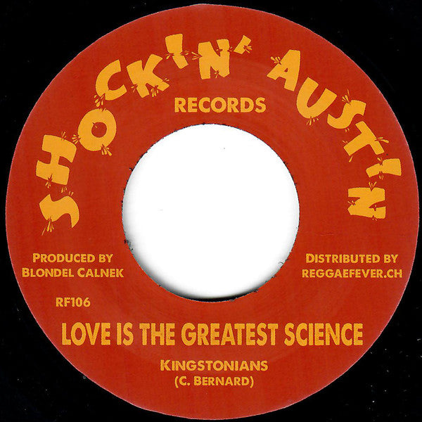 Peter Austin / The Kingstonians : Time Is Getting Harder / Love Is The Greatest Science (7", Single, RE)