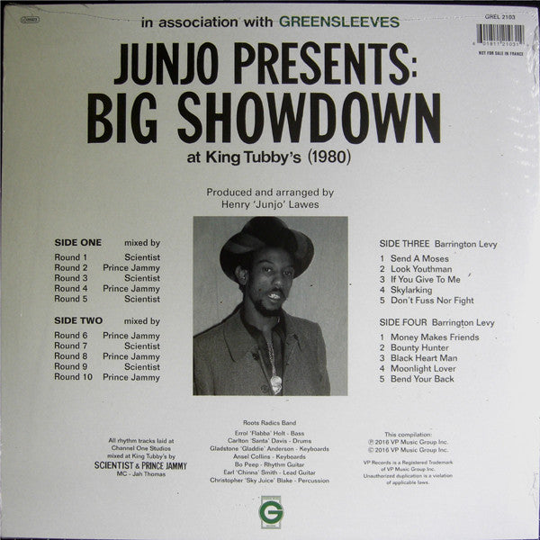 Henry "Junjo" Lawes : Big Showdown (LP, Album, RE, RM + LP, Comp, RM)