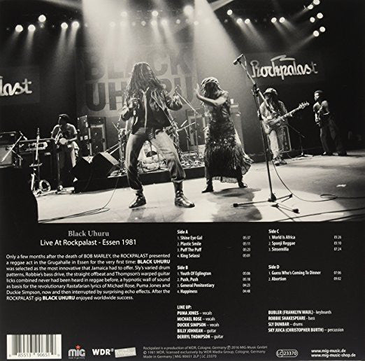 Black Uhuru : Live At Rockpalast - Essen 1981 (2xLP, Album)