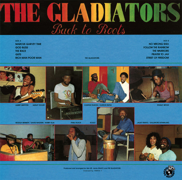 The Gladiators : Back To Roots (LP, Album, RE)