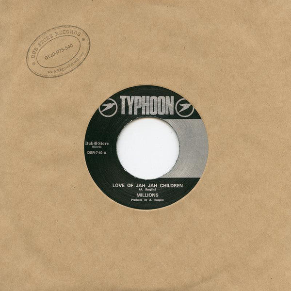 The Millions (3) : Love Of Jah Jah Children (7", Single, RE)