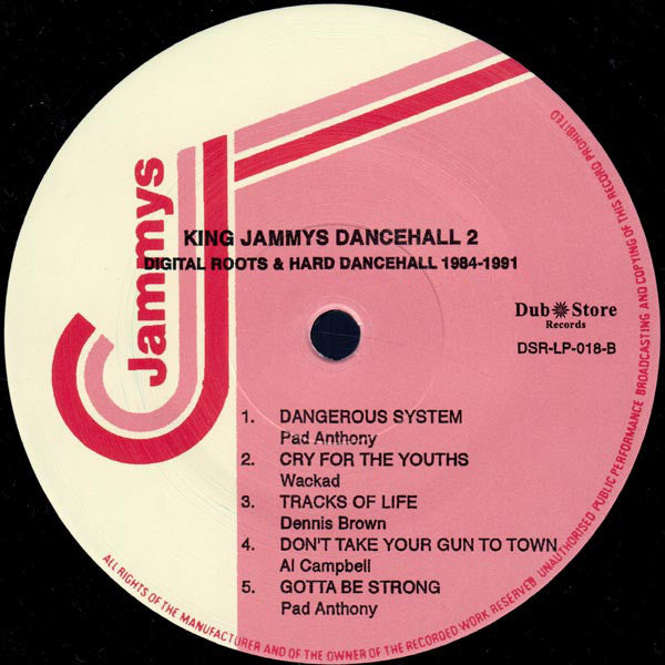 Various : King Jammys Dancehall 2: Digital Roots & Hard Dancehall 1984-1991  (2xLP, Comp)